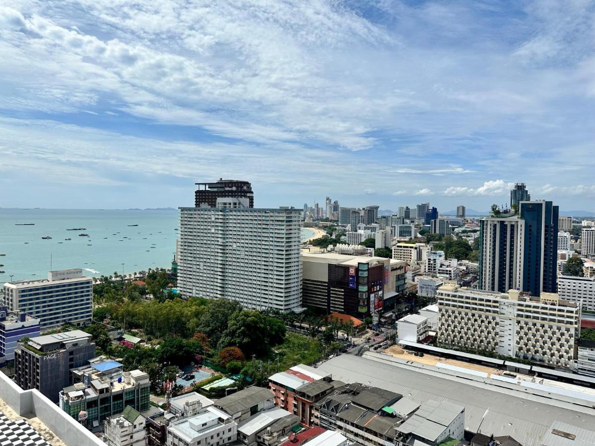 Best Location Condo With Swimming Pool, Gym, Sauna, Washing Mashine, Fast Internet In Central Of Pattaya Esterno foto