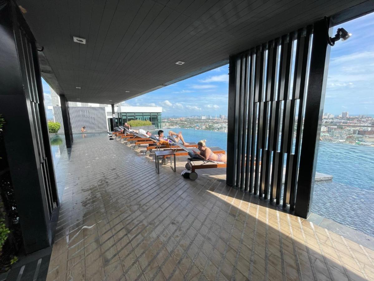 Best Location Condo With Swimming Pool, Gym, Sauna, Washing Mashine, Fast Internet In Central Of Pattaya Esterno foto