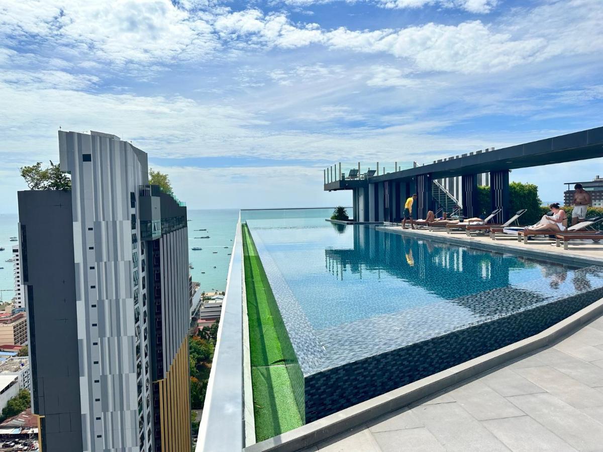Best Location Condo With Swimming Pool, Gym, Sauna, Washing Mashine, Fast Internet In Central Of Pattaya Esterno foto