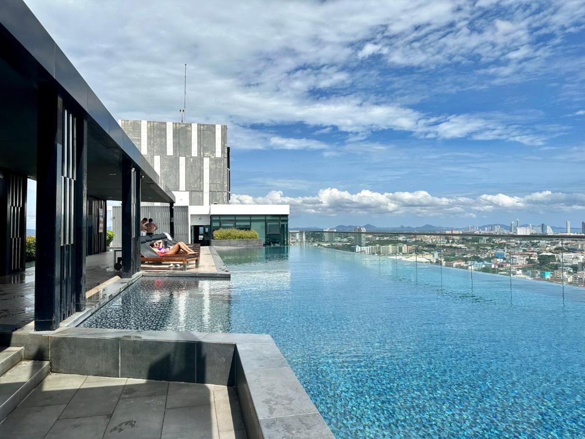 Best Location Condo With Swimming Pool, Gym, Sauna, Washing Mashine, Fast Internet In Central Of Pattaya Esterno foto