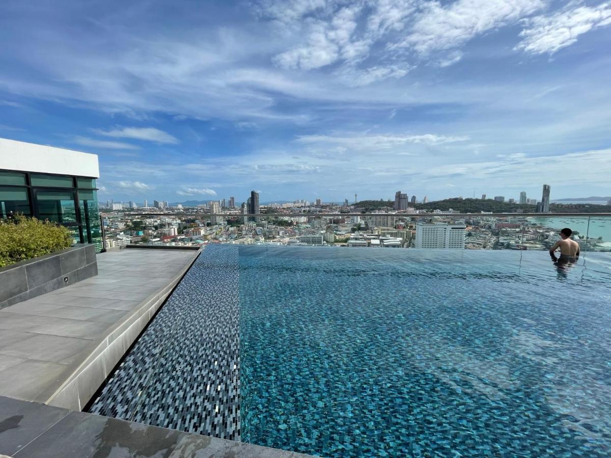 Best Location Condo With Swimming Pool, Gym, Sauna, Washing Mashine, Fast Internet In Central Of Pattaya Esterno foto